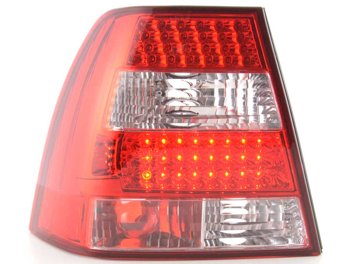 Led Rückleuchten VW Bora Typ 1J 98-03 klar/rot Led Rückleuchten VW Bora Typ 1J 98-03 klar/rot